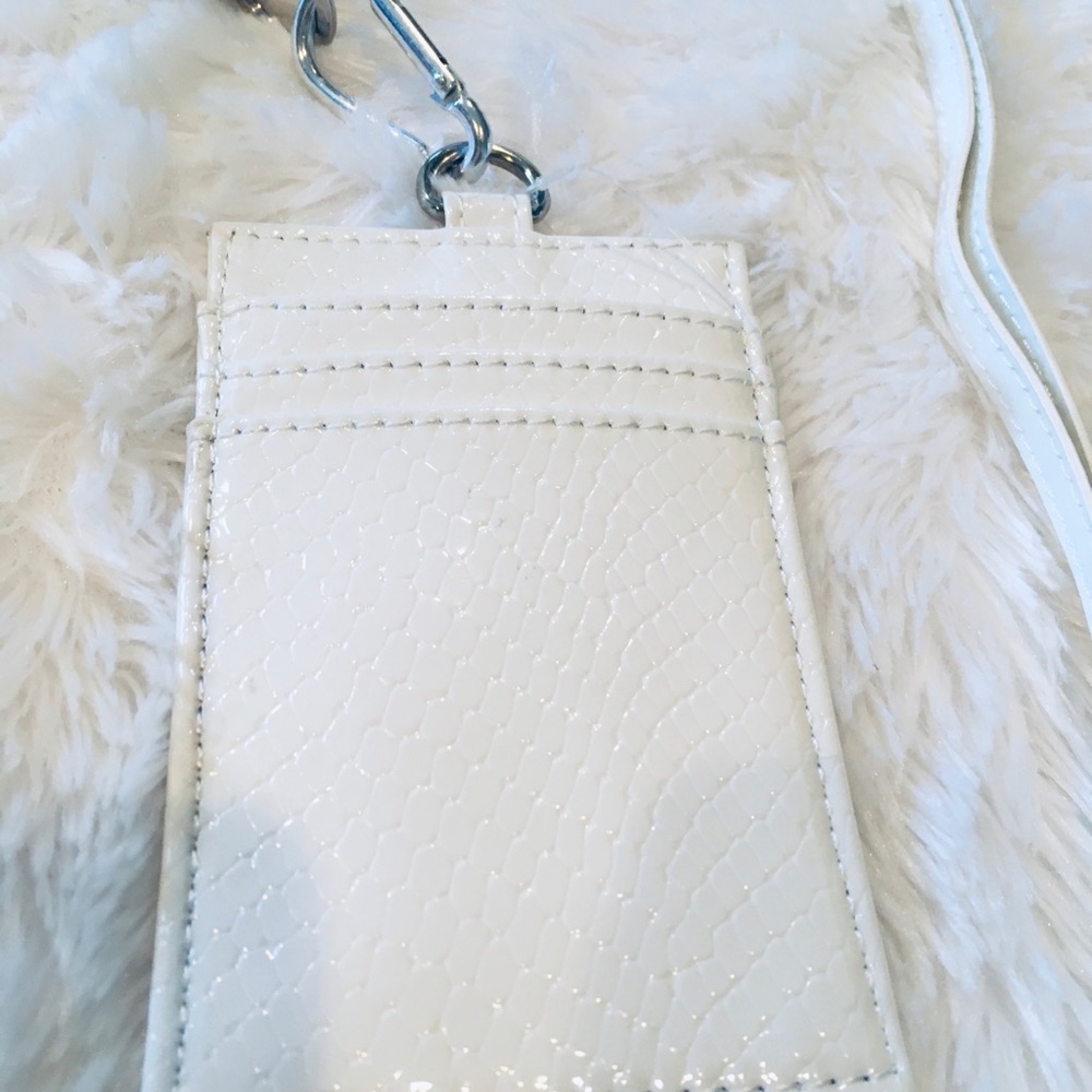 White Snake ID & Credit Card Lanyard